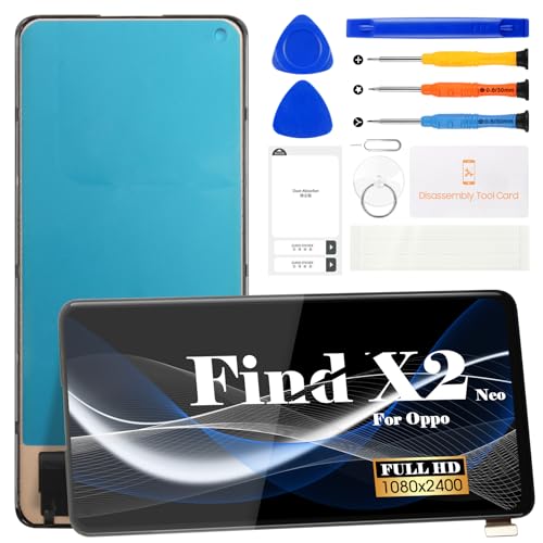 Écran LCD TFT pour OPPO Find X2 Neo 5G noir tactile de remplacement CPH2009