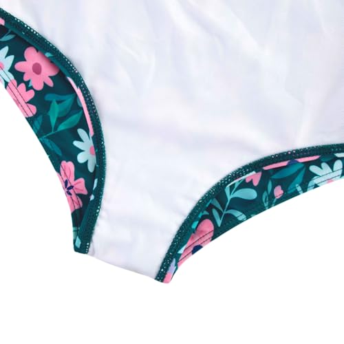 Image of Alakuoti Girls One Piece Swimsuits Cutout Ruffle Bathing Suit Quick Dry Beach Swimwear with Adjustable Strap 5-14 Years
