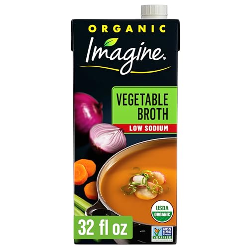 Imagine Foods, Broth Vegetable Low Sodium Organic, 32 Fl Oz