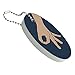 GRAPHICS & MORE The Circle Game Floating Keychain Oval Foam Fishing Boat Buoy Key Float