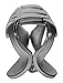 France Luxe Belle Cutout Curve Claw Clip - Matte Graphite