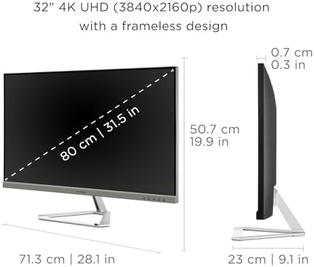 ViewSonic VX3276-4K-MHD 32 Inch 4K UHD Monitor, HDR10, HDMI, DisplayPort — view 2