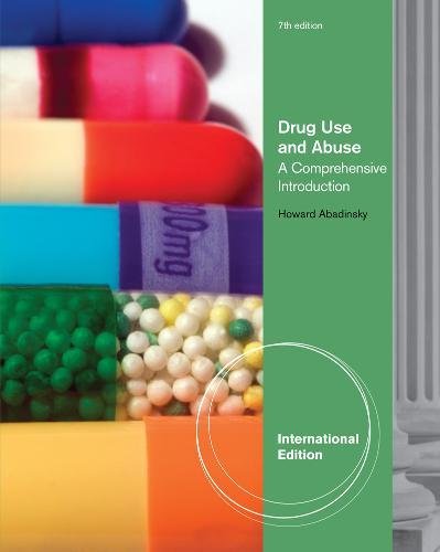 Buy Drug Use and Abuse: A Comprehensive Introduction, International Edition — BookShops.in