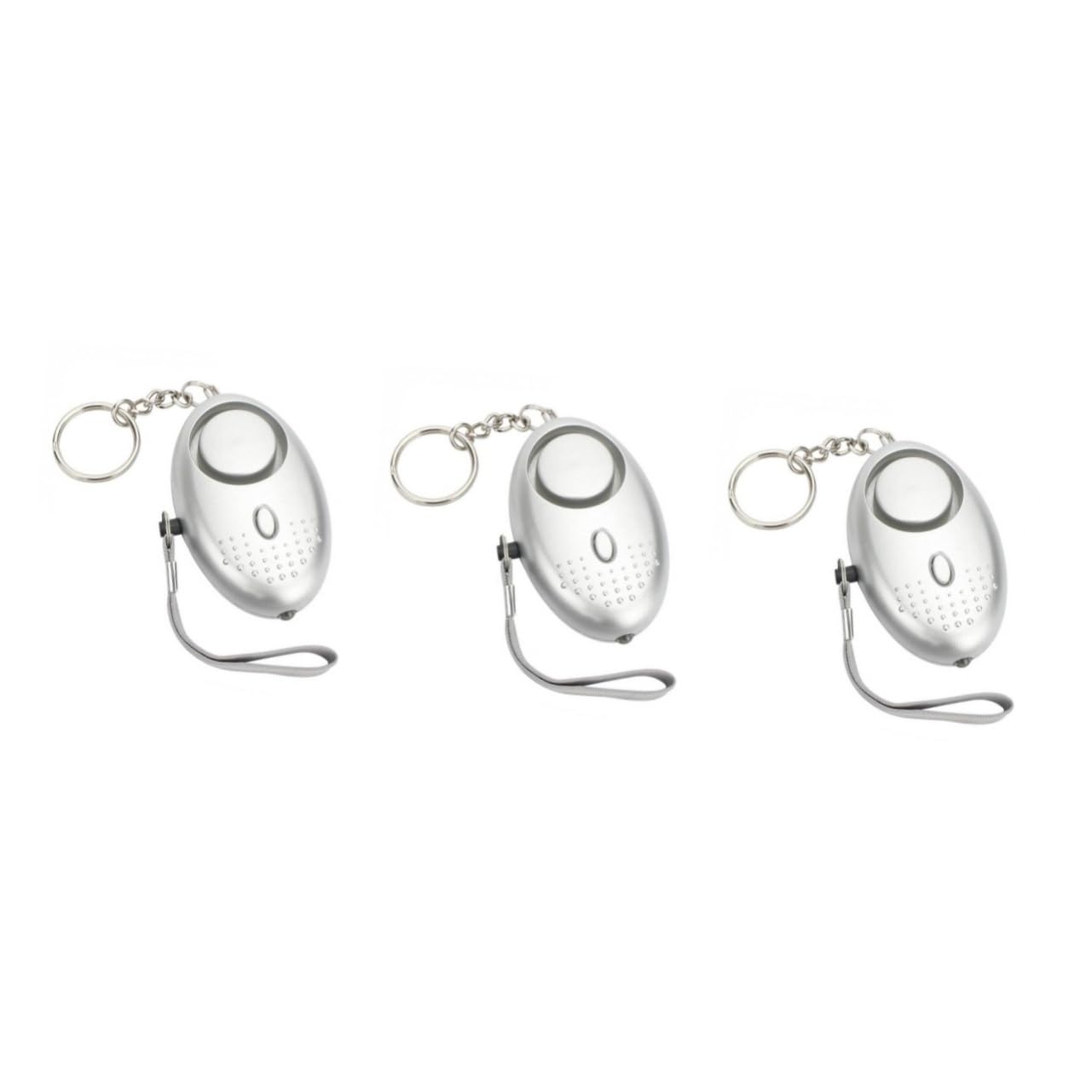 Hemobllo 3sets Persönlicher Sicherheitsalarm 130db -Taschenlampe Notfall Für Frauen/nachtarbeiter/Kinder/ältere Alarm 2 Stücke * 3