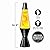 Lava® Lamp - 14.5'' Vinyl Record Grooved Base - The Original Motion Light - Yellow Wax and Orange Liquid - Item #2017