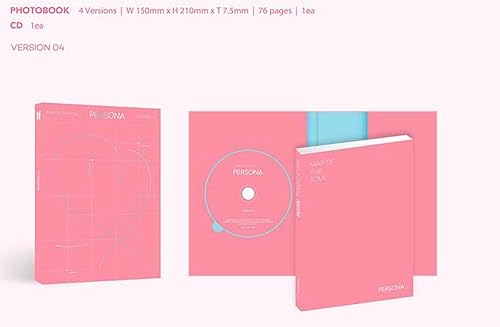 Miniatura 3 de BTS (Versión 4) Mapa del Alma Persona Álbum Bangtan Boys CD+Poster+Photobook+Mini Book+Photocard+Postal+Foto Película+Regalo (Extra BTS 6 Tarjetas