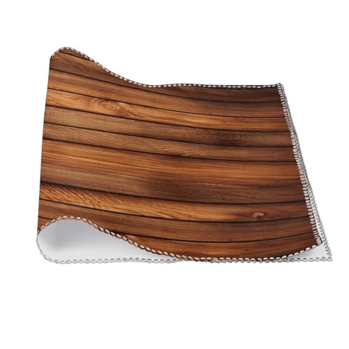 Sets de table carrés en toile faciles à nettoyer contre taches et chaleur - 4