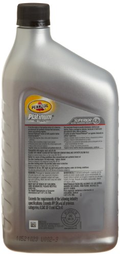 Aceite Motor Sintético Pennzoil 0W-20 1 Cuarto miniatura 2