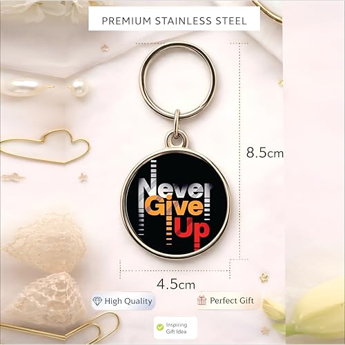 Image of MG | Protective Evil Eye /Spiritual Symbols /Om /Motivational Keychains | Double-Sided Metal Key Ring | Good Luck and devine Charm for Car, Bike, Home & Office