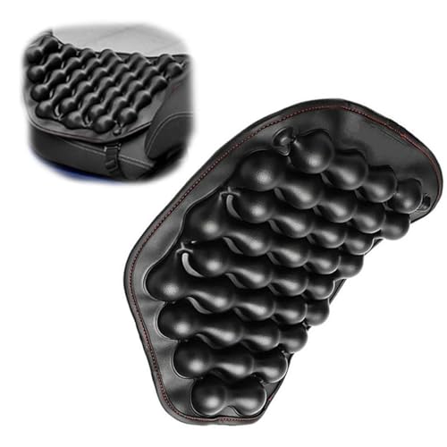 Sitzpolsterbezug Motorrad Anti-Rutsch-Sitzbezug Atmungsaktives Kissen Für Suzuki Burgman 400 K7(Nero)