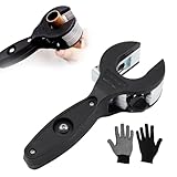 NganSuRong Ratcheting Pipe Cutter, 2 in 1 Close Quarters Tube Compact Cutter, Adjustable 8-29mm Diameter, Copper Pipe Cutter for Cutting PVC, Plastic Tube Soft Metal Pipe (Black)