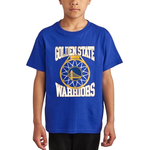 Junk Food NBA - Golden State Warriors - Above The Rim - Officially Licensed Youth Short Sleeve Fan Tee for Boys and Girls