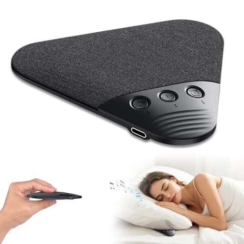 Kissenlautsprecher Bluetooth Mini Kopfkissen Lautsprecher mit Weißes Rauschen und Timer Tragbarer Kissenlautsprecher mit Stereo-Bass Kabellose Pillow Sleep Speaker Geschenke für Mütter Papa