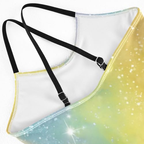 susiyo Rainbow Background Girls One Piece Swimsuits with Adjustable Straps Bathing Suits for 3-10 Years Old4