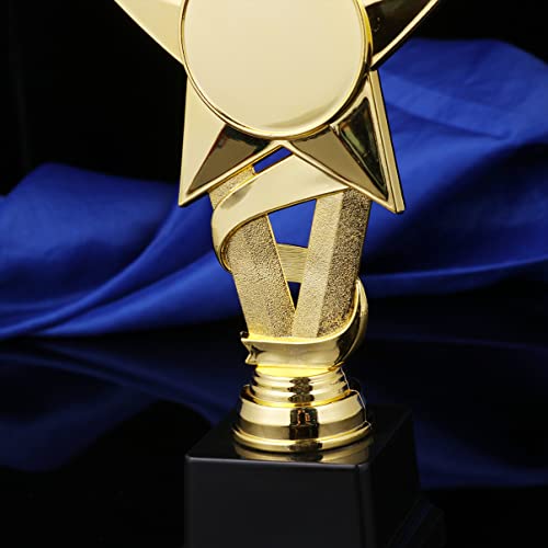 NUOBESTY Troféu de Recompensa de Estrela 20Cm Trophy Cups Cups Plastic Winner Award Trophy for Party