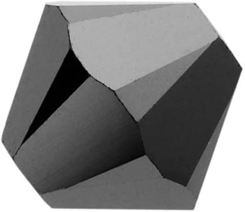 Miniatura 9 de 100 cuentas de cristal de bicono facetadas Preciosa auténticas de 0.236 in con diamantes negros compatibles con cristales de Swarovski Pre-B621