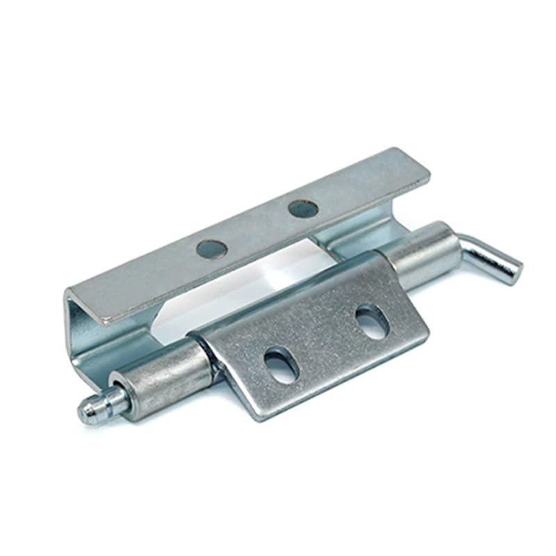 Charnière débrochable inox avec axe pour coffret électrique extérieur