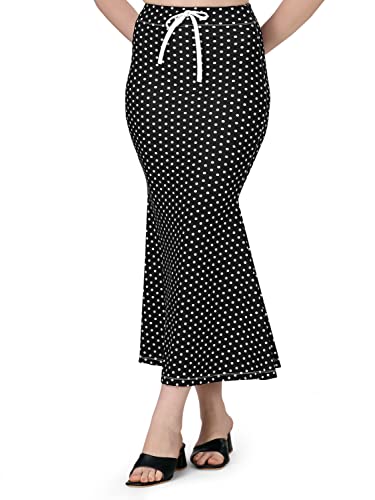 Image of Mehrang Lycra Saree Shapewear Petticoat for Women, Cotton Blended,Petticoat,Skirts for Women,Shape Wear Dress for Saree