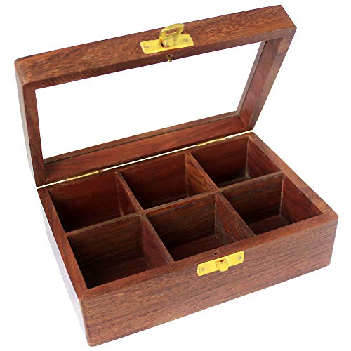 Image of ITOS365 Wooden Puzzle Gift Set - 6 Puzzles in a Wood Box | 3D Brain Teasers for Adults & Teens | Interlocking Puzzle Collection | Unique Gift Idea