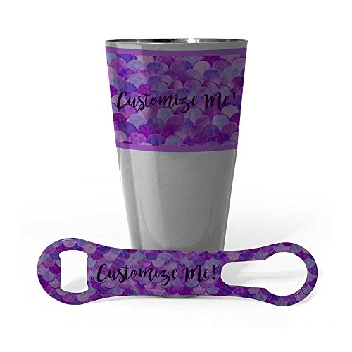 Customize - Cocktail Shaker and V-Rod® Bar Set - Mermaid - Purple