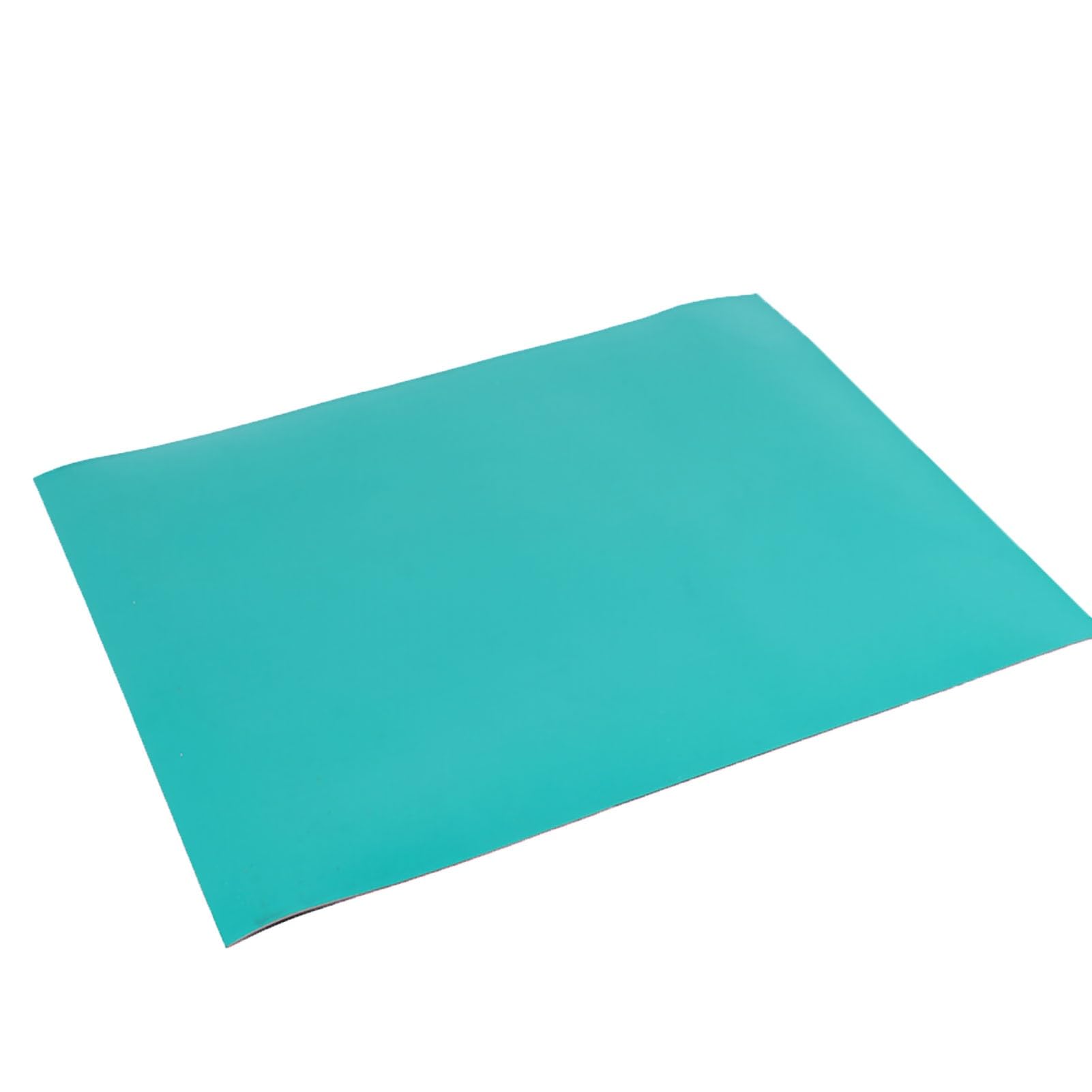 Antistatische Schreibtischunterlage, grüne Gummi-rutschfeste Gummimatte, hochtemperaturbeständige Werkbankunterlage, Labortischdecke, Reparaturtischunterlage (Farbe: 3 mm dick, Größe: 1 x 10
