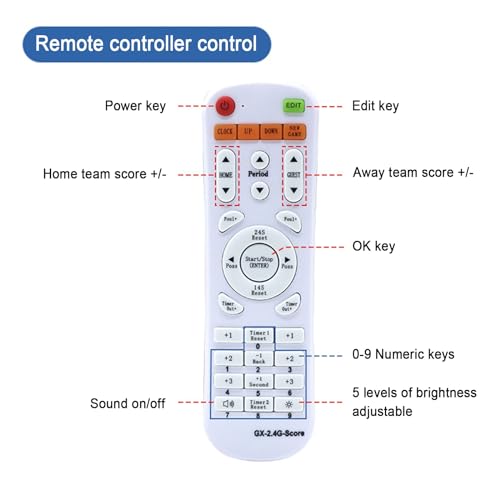 Tableau de score électronique avec télécommande pour ne plus perdre le fil des points - 5