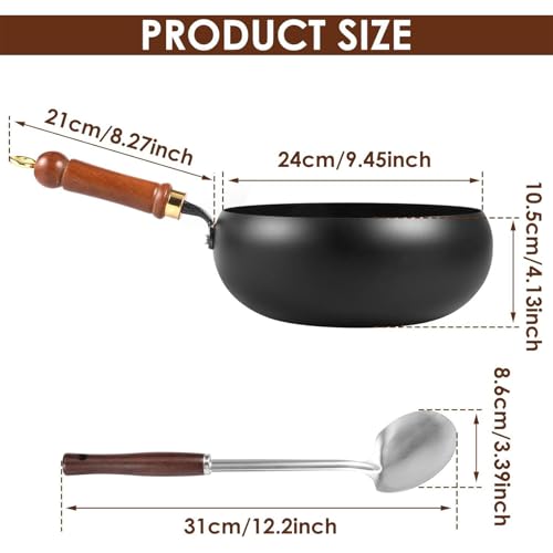 Pots en fonte pour la cuisson sans accrocher pour tables à induction - 6