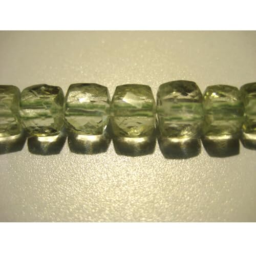 Cubes d'améthyste verte 7mm pour remplacer les perles ternes par des pierres facettées - 5