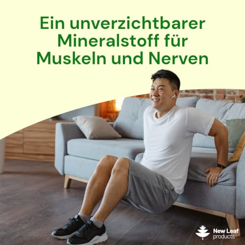 New Leaf Potassium en Complément Alimentaire, Compléments de Potassium à Haute Teneur, 180 Comprimés, Végans, Électrolytes, Minéraux, Fonctions Normales des Muscles et du Système Nerveux, Sans Gluten – vue 5