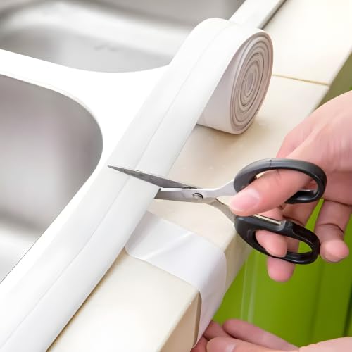 Cinta sellado impermeable de PVC negro flexible de 12.8 metros con adhesivo 5