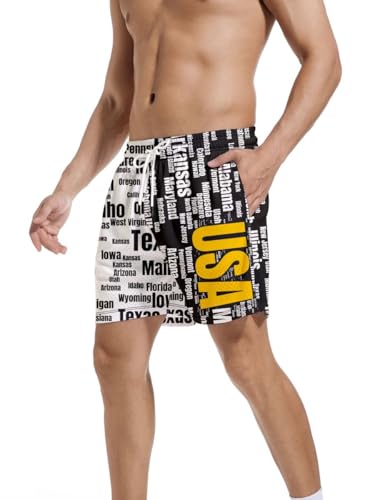 Men's Mesh Graphic Athletic Shorts Cool Streetwear Gym Shorts Mesh Pattern Printed Vintage Casual Shorts4