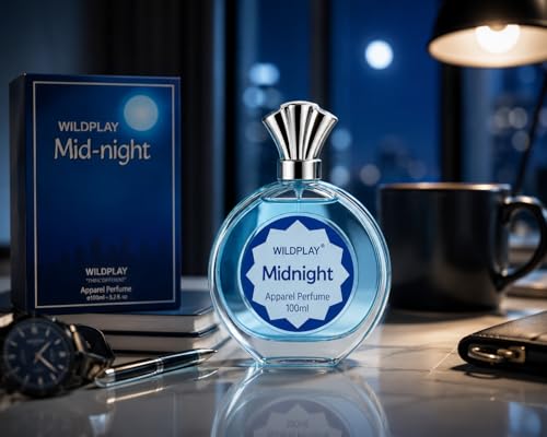 Image of Wildplay Midnight 100ml Perfume for Men & Women - Mysterious, Bold & Elegant Unisex Fragrance with Deep Floral and Woody Notes, Long-Lasting Scent, Perfect for Evening and Special Occasions