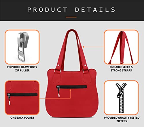 Image of addixon Versatile Handbag: Ladies Hand Bag with 3 Compartments and Double Handle Design