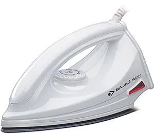 Bajaj Plastic (Renewed) Bajaj Majesty Dx 6 1000-Watt Dry Iron (White)