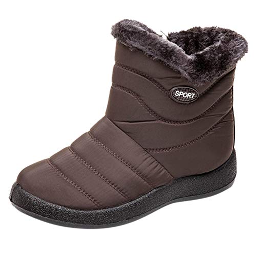 Warm Shoes,Women's Snow Boots Winter Ankle Short Bootie Waterproof Footwear Boots