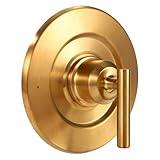 Replacement for Moen T2901 Gibson Posi-Temp Shower Trim Kit, Shower Valve Trim Kit Durable Metal Construction Modern Bathroom Upgrade (Gold)