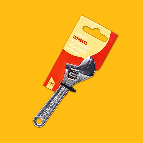 Amtech C1700 100mm (4") Adjustable Wrench with 15mm (1/2") jaw Opening - Image 5