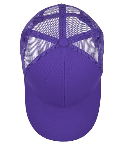 Image of Gelante Mesh Trucker Baseball Cap Snapback Hat Structured Front Panel