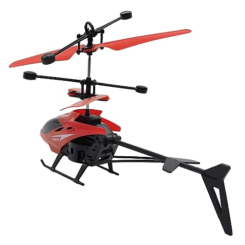 Image of Exceed Helicopter Remote Control and Hand Sensor Charging Helicopter Toys with 3D Light Toys for Boys Kids (Red)
