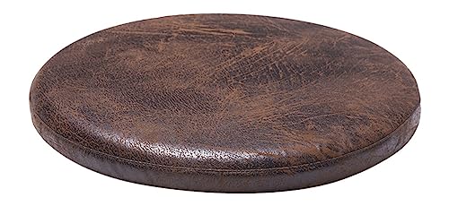 Cojín redondo de espuma viscoelástica para silla con funda de cuero, súper suave, antideslizante, para taburete de comedor, bar, 30 cm, color 10