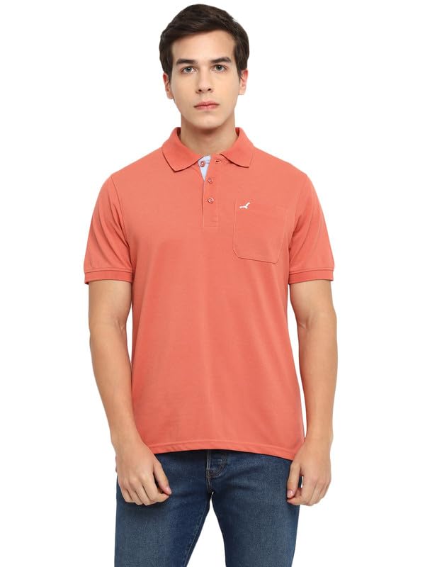 Image of AMERICAN CREW Polo Collar T-Shirt for Men with Pocket