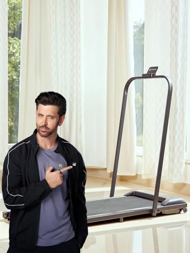 Image of Cult Walking pad Prime Treadmill (3.5HP Peak Power) Compact & Foldable Under Desk DC Motor Treadmill | Max Weight: 120kg | Home use with Remote Control