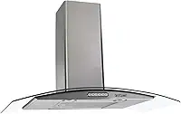 COIFA DE PAREDE Fogatti VIDRO CURVO DUTO SLIM INOX 80CM 220V