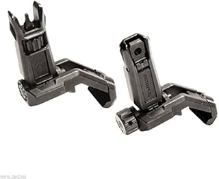 Magpul MBUS Pro Offset Front and Rear Flip-Up Backup Sights, 526-525, Black
