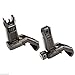 Magpul MBUS Pro Offset Front and Rear Flip-Up Backup Sights, 526-525, Black