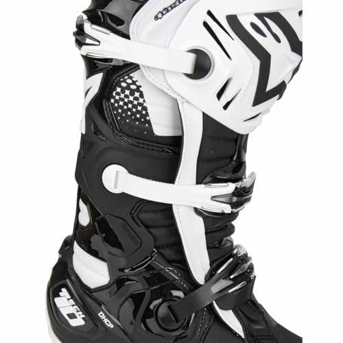 Image of Alpinestars 2010020-12-8 Unisex-Adult Tech 10 Boots Black /White Sz 08 (Multi, one size)