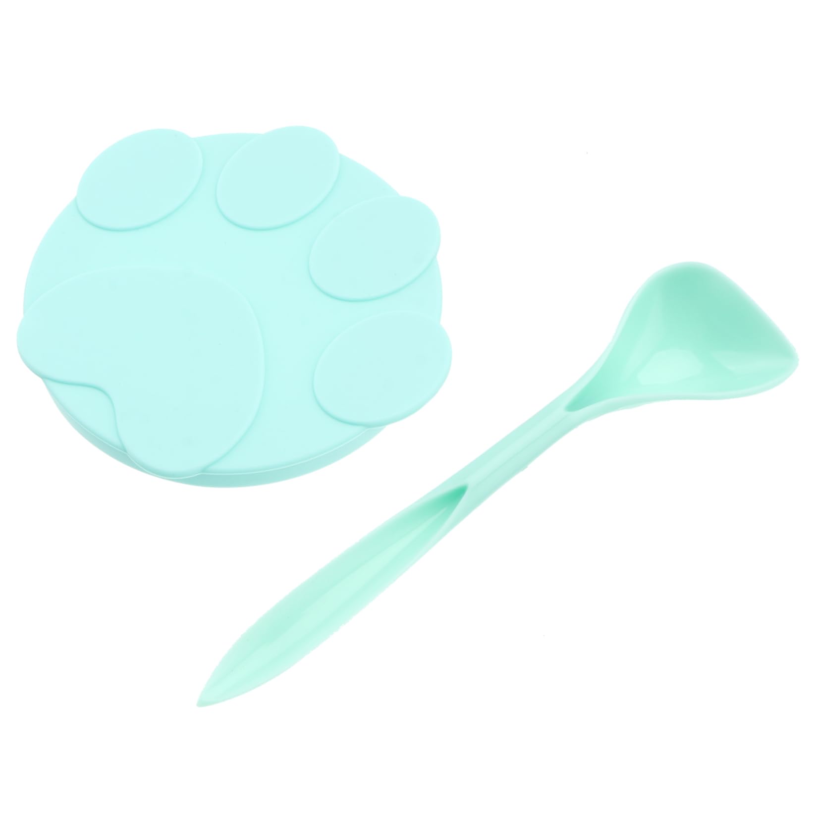 VANZACK Keep Pet Food Fresh Silicone Can Cover Spoon Sealable and Washable for Cats Easy to Open and Close