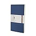 Moleskine Volant Notebook (Set of 2 ), Large, Ruled, Antwerp Blue, Prussian Blue, Soft Cover (5 x 8.25)
