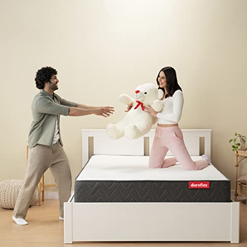 duroflex LiveIn Bounce 6 Inch Pocket Spring Mattress Queen Size, 3