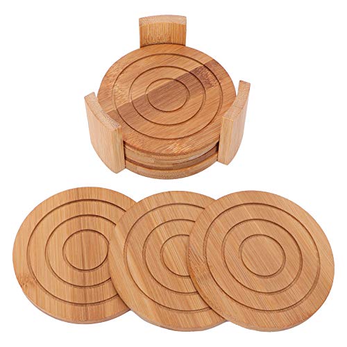 Porta-copos, porta-copos de bambu, cofre durável e escritório higiênico para restaurante de hotel em